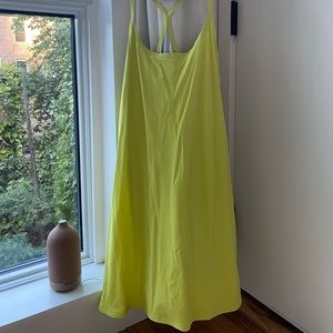 Outdoor Voices Yellow Exercise Dress